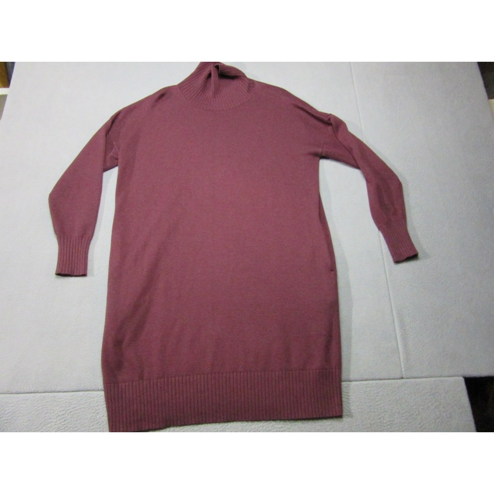 Lululemon Sweater Dress Womens XL Red Burgundy Exc Turtleneck Cashmere Tunic